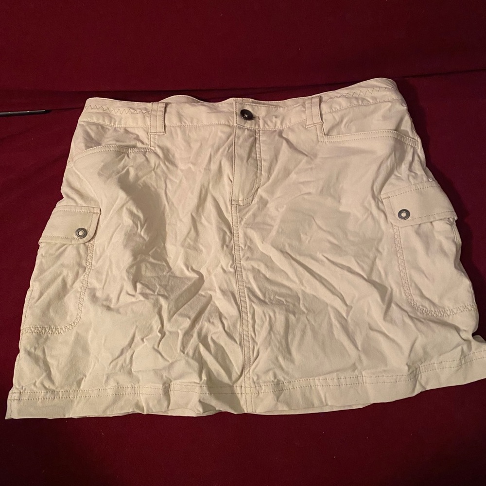 Khaki skort